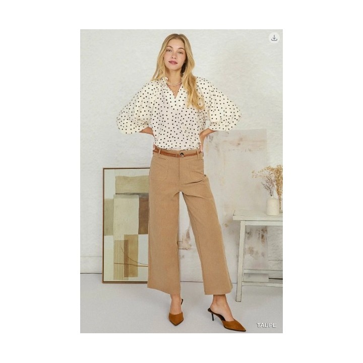 Umgee   Brown Corduroy Slacks