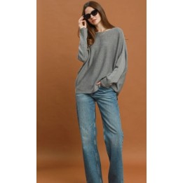 Umgee Solid Knit Sweater Top