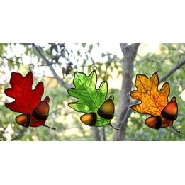 Fall Leaf Stained Glass Kit