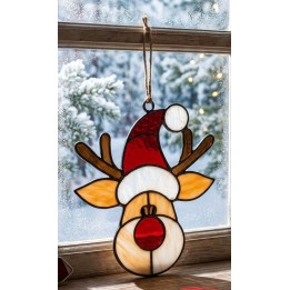 Fall/Winter Reindeer Stained Glass Kit