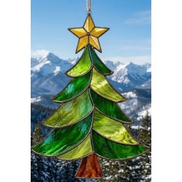 Fall/Winter Stained Glass Christmas Tree Kit