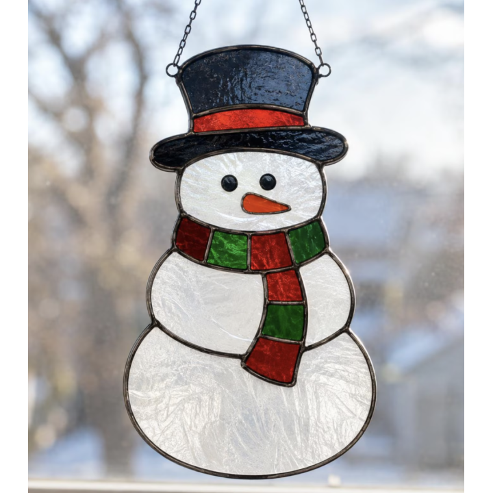 Fall/Winter Snowman Stained glass Kit